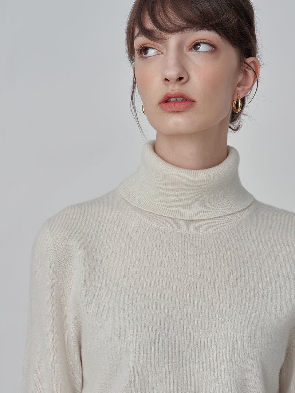 Turtleneck Sweater_Vintage White