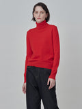 Turtleneck Sweater_Red