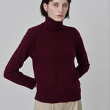 Turtleneck Sweater_Burgundy