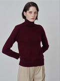 Turtleneck Sweater_Burgundy