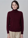 Turtleneck Sweater_Burgundy