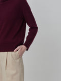 Turtleneck Sweater_Burgundy