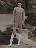 Cashmere Shorts_Camel