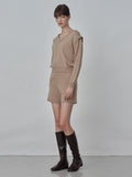 Cashmere Shorts_Camel