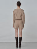 Cashmere Shorts_Camel