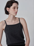 Sleeveless Top & Cardigan Set_Graphite