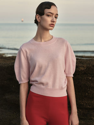 Puff Shortsleeve Top_Pink