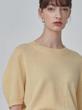 Puff Shortsleeve Top_Butter