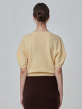 Puff Shortsleeve Top_Butter