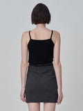 Sleeveless Top & Cardigan Set_Black