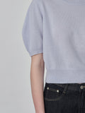 Puff Shortsleeve Top_Baby Blue