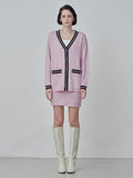 Cashmere Mini Skirt_Pink