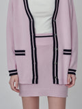 Cashmere Mini Skirt_Pink
