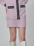 Cashmere Mini Skirt_Pink