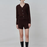 Cashmere Shorts_Brown