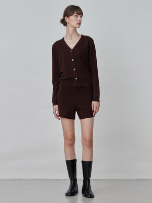 Cashmere Shorts_Brown