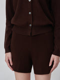 Cashmere Shorts_Brown