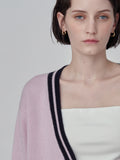 Button Long Cardigan_Pink