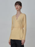 Wrap Cardigan_Butter