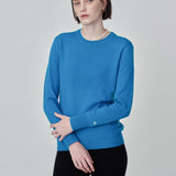Classic Crew Neck Sweater_Cobalt Blue