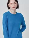 Classic Crew Neck Sweater_Cobalt Blue