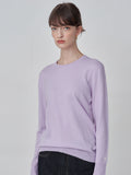 Classic Crew Neck Sweater_Digital Lavender