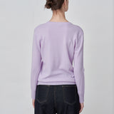 Classic Crew Neck Sweater_Digital Lavender