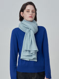 Oversized Scarf_Eggshell Blue