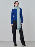 Oversized Scarf_Eggshell Blue