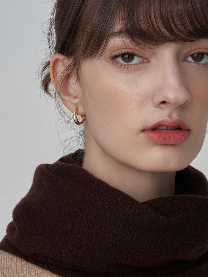 Cashmere Collar Scarf_Brown
