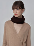 Cashmere Collar Scarf_Brown