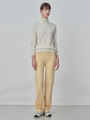 [Cafe Leandra] Straight Fit Pants_Butter