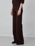 [Cafe Leandra] Straight Fit Pants_Brown
