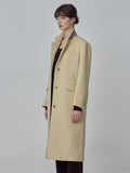 Cashmere Over Fit Coat_Butter