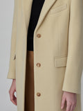 Cashmere Over Fit Coat_Butter