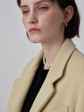 Cashmere Over Fit Coat_Butter