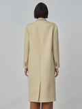 Cashmere Over Fit Coat_Butter