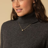 Turtleneck Maxi Dress_Graphite