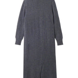 Turtleneck Maxi Dress_Graphite