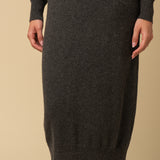 Turtleneck Maxi Dress_Graphite