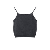 Sleeveless Top and Cardigan Set_Graphite