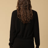 Sleeveless Top and Cardigan Set_Black