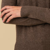 Classic Polo Sweater_Mocha