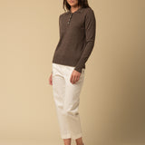 Classic Polo Sweater_Mocha