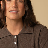 Classic Polo Sweater_Mocha