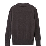 Classic Polo Sweater_Mocha