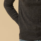 Classic Polo Sweater_Graphite
