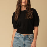 Puff Shortsleeve Top_Black