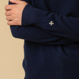 Classic Crew Neck Sweater_Navy