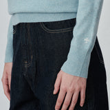 Classic Crew Neck Sweater_Eggshell Blue